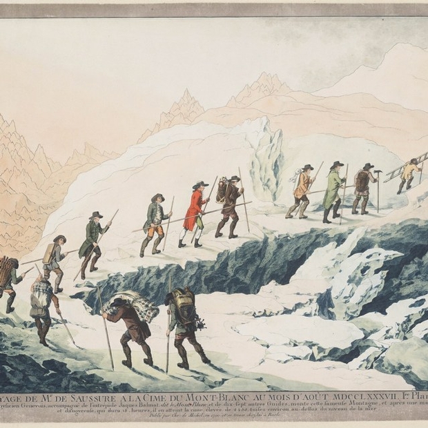 Naar de top van de Mont Blanc Naar de top van de Mont Blanc